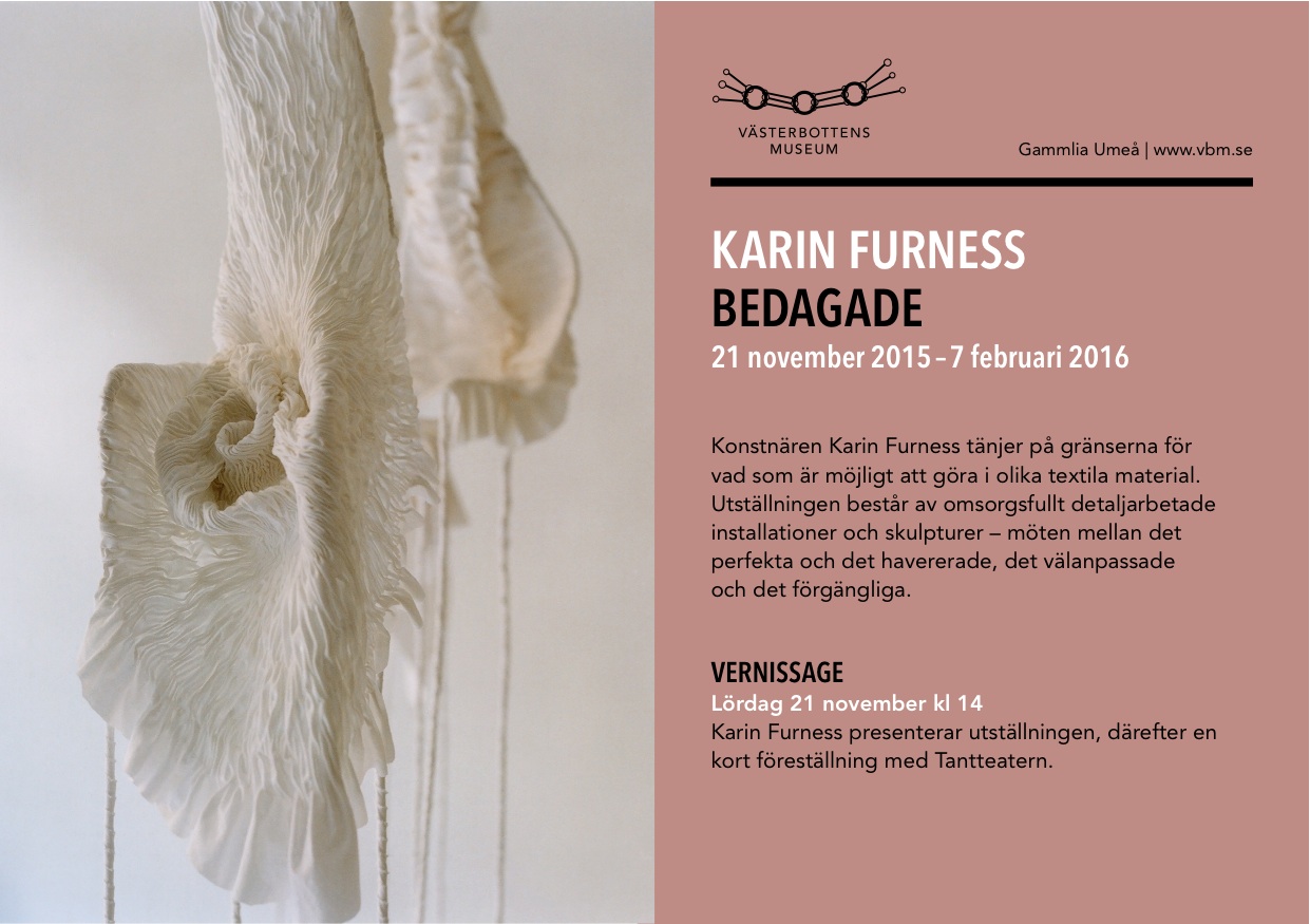 Vernissageinbjudan Karin Furness